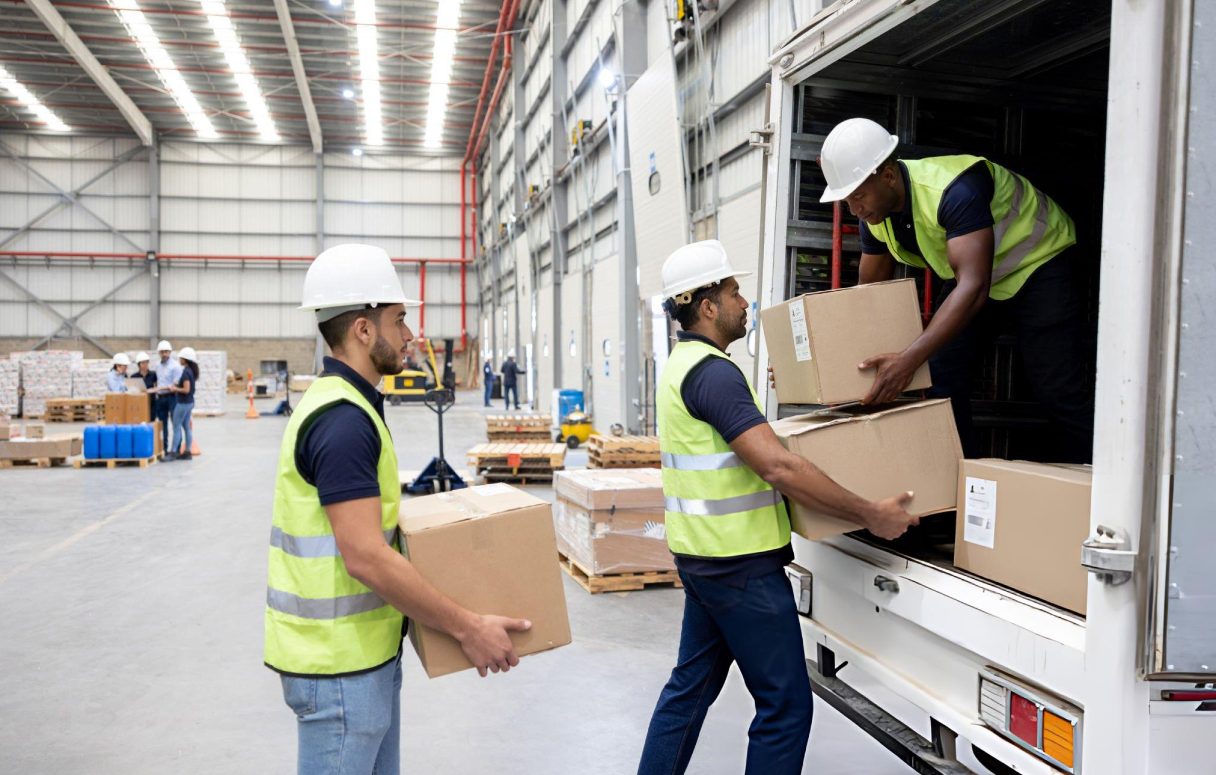 Organized unloading and placement