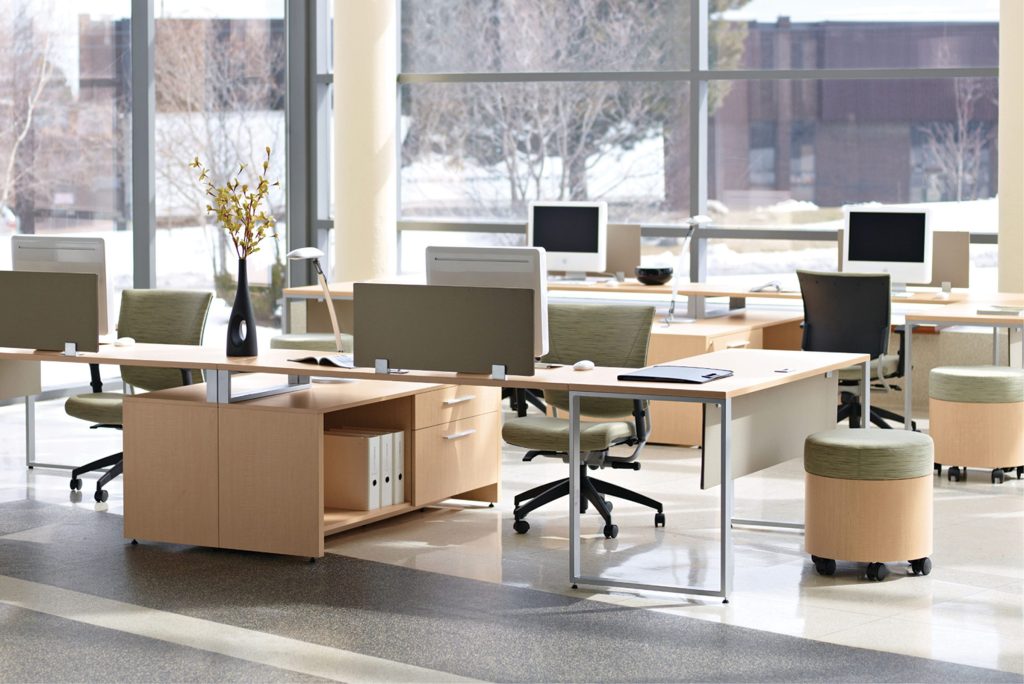 Desks and office furniture
